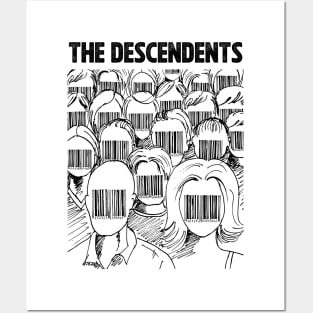 Barcode face The Descendents Posters and Art